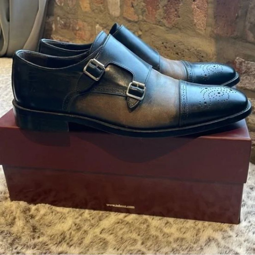 To Boot New York 'Mason' Double Monk Strap Slip-On